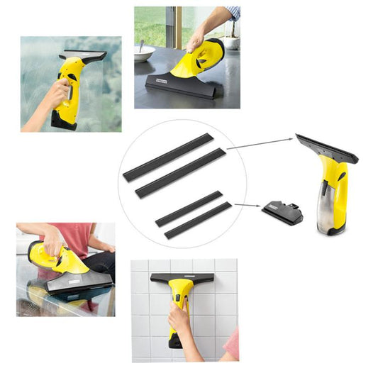 1pair For Karcher Window Cleaner Rubber Scraper Accessories, 170mm, 250mm, 280mm