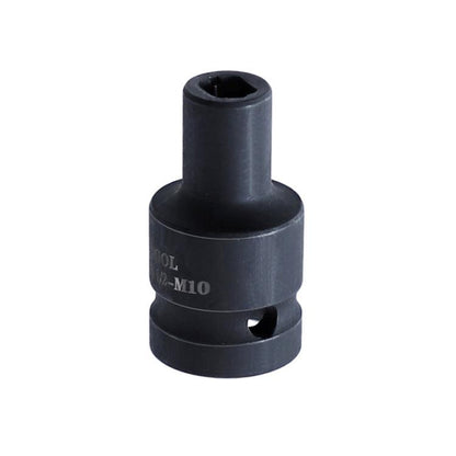 RUITOOL 1/2 inch Tap Socket Pneumatic Wrench Square Socket Inner Quarter Square Hole Wrench Tool, M4, M5, M6, M8, M10, M12, M14, M16, M18, M20, M22, M24, M27, M30
