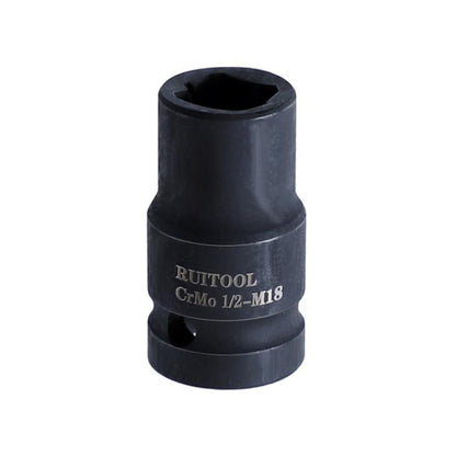 RUITOOL 1/2 inch Tap Socket Pneumatic Wrench Square Socket Inner Quarter Square Hole Wrench Tool, M4, M5, M6, M8, M10, M12, M14, M16, M18, M20, M22, M24, M27, M30