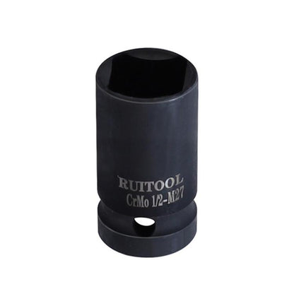 RUITOOL 1/2 inch Tap Socket Pneumatic Wrench Square Socket Inner Quarter Square Hole Wrench Tool, M4, M5, M6, M8, M10, M12, M14, M16, M18, M20, M22, M24, M27, M30