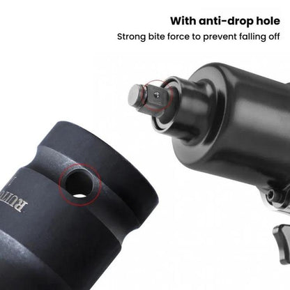 RUITOOL 1/2 inch Tap Socket Pneumatic Wrench Square Socket Inner Quarter Square Hole Wrench Tool, M4, M5, M6, M8, M10, M12, M14, M16, M18, M20, M22, M24, M27, M30
