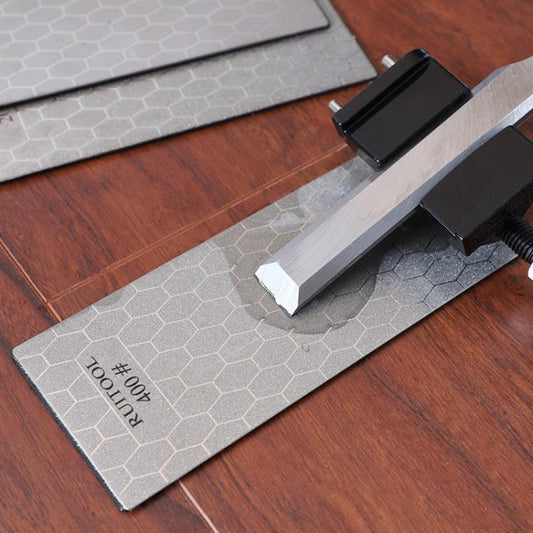 RUITOOL Emery Sharpening Disc Rectangular Diamond Honeycomb Knife Sharpener Household Polishing Tool, 200#, 400#, 1000#
