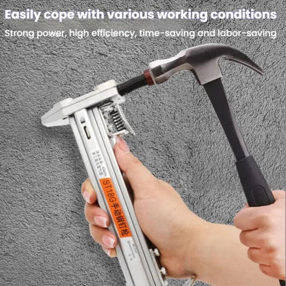 Manual Wire Trough Steel Nail Cement Nail Tool, ST18, 18mm Steel Nails 400pcs /Box