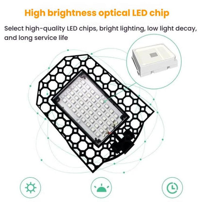 مصباح LED للنباتات قابل للطي والتحويل بخمس أوراق، مناسب للصوبات الزراعية، مصابيح تعبئة النباتات الحمراء والزرقاء، 216 مصباح LED، 252 مصباح LED، 288 مصباح LED