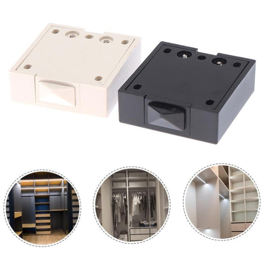 Cabinet Door Switch Normally Closed Self-Resetting Wardrobe Door Light Switch Hotel Cloakroom Door Control