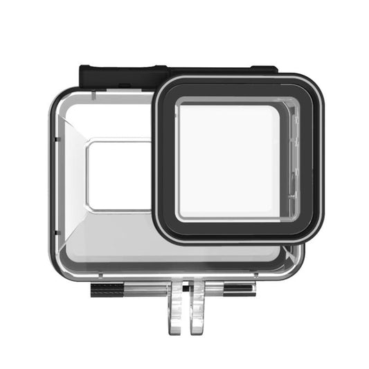 جراب TELESIN الواقي المقاوم للماء لكاميرا GoPro HERO8 باللون الأسود حتى عمق 50 مترًا، جراب غوص، ملحقات كاميرا رياضية