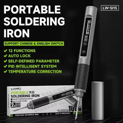 Intelligent Soldering Iron 100W Automatic Sleeping Thermostat Repair Soldering Iron Pen, SI1S