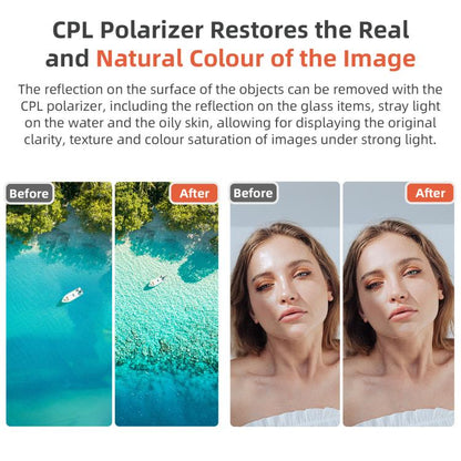 فلتر aMagisn لـ DJI Action 5 Pro / 4 / 3، UV، CPL، ND8+16+32+64، ND8+16+32+CPL
