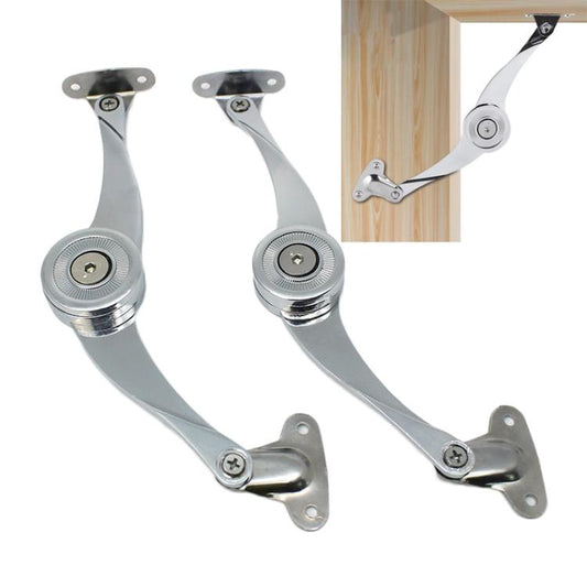 S-Shaped Mechanical Cabinet Wardrobe Door Randomly Stop Support Hinge Furniture Lift Up Flap Stay Support Hardware, Type A, Type B