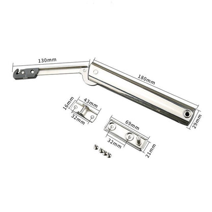 Cabinet Door Upper Flap Support Rod Folding Spring Hinge Adjustable Pneumatic Rod, Randomly Stop