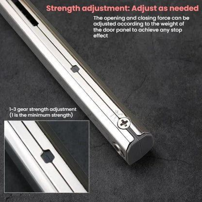 Cabinet Door Upper Flap Support Rod Folding Spring Hinge Adjustable Pneumatic Rod, Randomly Stop