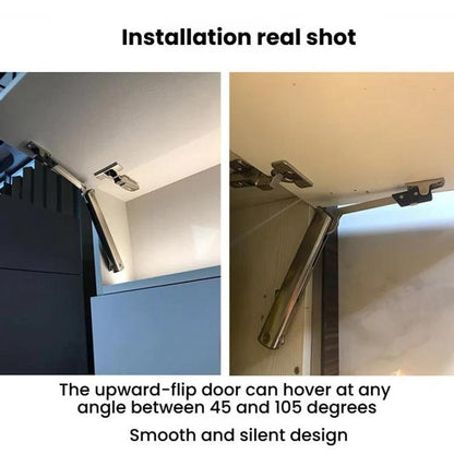 Cabinet Door Upper Flap Support Rod Folding Spring Hinge Adjustable Pneumatic Rod, Randomly Stop