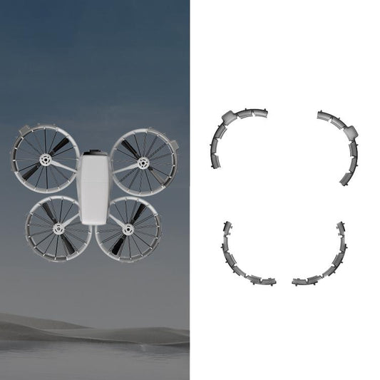 لـ DJI Flip RCSTQ Paddle Protector Shock Protector Anti-Scratch and Anti-Track Ring