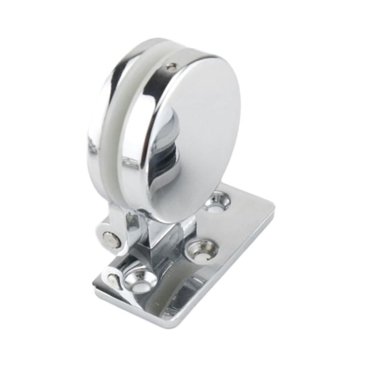 Frameless Glass Door Hinge Display Wine Cabinet 180 Degree Window Door Round Hinge, Single Side Small, Single Side Large, Bilateral Small, Bilateral Large