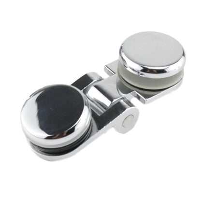 Frameless Glass Door Hinge Display Wine Cabinet 180 Degree Window Door Round Hinge, Single Side Small, Single Side Large, Bilateral Small, Bilateral Large
