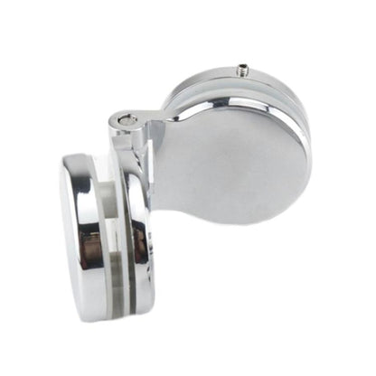 Frameless Glass Door Hinge Display Wine Cabinet 180 Degree Window Door Round Hinge, Single Side Small, Single Side Large, Bilateral Small, Bilateral Large