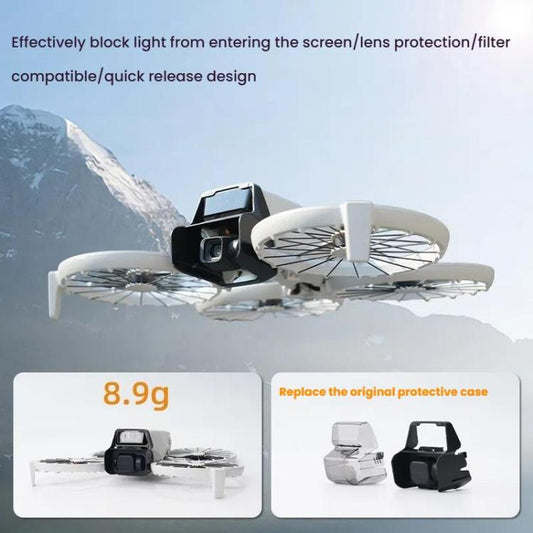 غطاء عدسة DJI Flip RCSTQ، غطاء عدسة مزدوج الغرض، غطاء عدسة