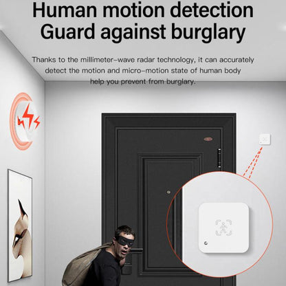 Human Presence Sensor Millimeter Wave Radar Detection Built-in Illuminance Sensor