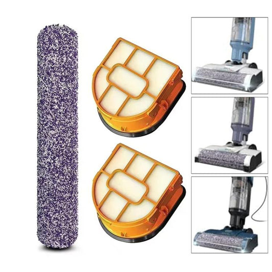 For Shark AW201 / WD201 / WD201 / WD101 / WD100 Sweeping Robot Vacuum Cleaner Accessories, Filter, Roller Brush, Roller Brush x 1 + Filter x 2
