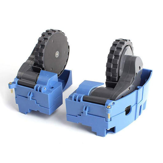 For IRobot Roomba 5/6/7/8/9 Series Walking Wheels Vacuum Cleaner Accessories, Left+Right Wheel-Blue, Left Wheel-Blue, Right Wheel-Blue, Left+Right Wheel-Black, Left Wheel-Black, Right Wheel-Black