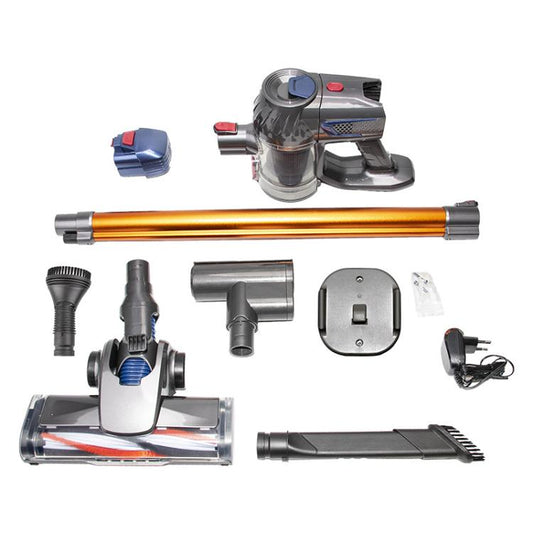 For ZEK K7 Vacuum Cleaner Replacement Parts, 5pcs Hepa Filter, EU Plug Charger, Dust Bin, Floor Brush, Conductive Tube, Telescopic Tube, Cyclone Cone, Mite Removal Brush, Frame, Motor Cover, 5pcs 2-in-1 Flat Suction, Roller Brush