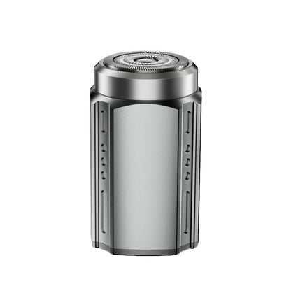 Portable Electric Shaver for Men with LCD Display – Travel-Friendly Mini Shaver, USB Type-C Fast Charging, Waterproof & Washable Design, 6-blade Head Dark Metallic Gray, Floating Blade Dark Metallic Gray, 6-blade Head Black, Floating Blade Black