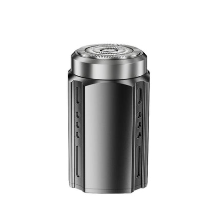 Portable Electric Shaver for Men with LCD Display – Travel-Friendly Mini Shaver, USB Type-C Fast Charging, Waterproof & Washable Design, 6-blade Head Dark Metallic Gray, Floating Blade Dark Metallic Gray, 6-blade Head Black, Floating Blade Black