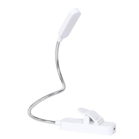 Hose Clip Book Light Night Reading Lamp Adjustable Brightness USB Rechargeable Book Clip Lights, 8LED Long Strip Type-White, 8LED Long Strip Type-Black, 12LED Shower Type-White