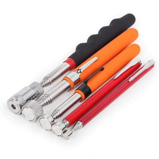 Telescopic Magnetic Picker Magnetic Rod Auto Repair Tool Metal Picker, Metal 2LB Red, Metal 5LB Red, Plastic 8LB Orange, Plastic 10LB Orange, Two-color 8LB with Light, Two-color Knurling 16LB, Two-color Glossy 20LB, Two-color Glossy 25LB