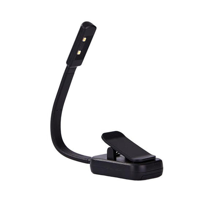 Portable Book Clip Lamp Dormitory Eye Protector Table Lamp Bedroom Night Lights, Battery Model White, Battery Model Black, Charging Model White, Charging Model Black