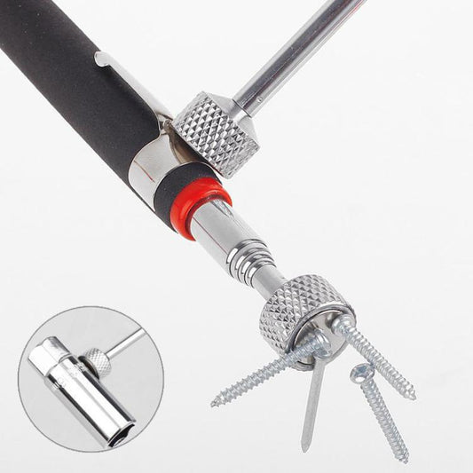 620mm Telescopic And Extended Magnetic Pickup Auto Repair Magnet Rod, 620mm