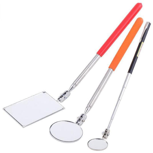 Stainless Steel Universal Rotating Telescopic Folding Viewfinder, Round 30mm, Orange 50mm, Square 85x52mm, Square with Light 65x40mm, Dual-color Round 30mm