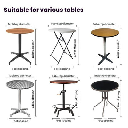 Cocktail Bar Table Cover For Hotel Wedding Decoration Stretch Polyester Banquet Round Table Cover, 60x110cm, 70x110cm, 80x110cm