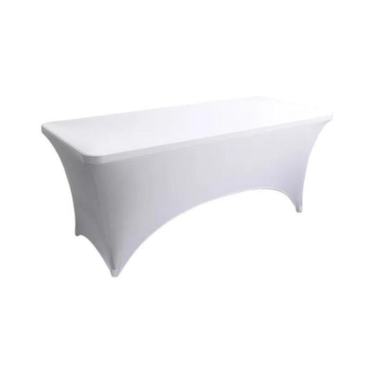Rectangular Elastic Table Cover Hotel Restaurant Wedding Banquet Party Long Table Decoration Tablecloth, 122x75x75cm, 153x75x75cm, 183x75x75cm, 244x75x75cm
