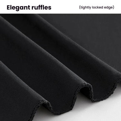 Polyester Elastic Tablecloth Cover Wedding Banquet Party Decoration Round Table Skirt Office Tablecloth, 4FT, 5FT, 6FT