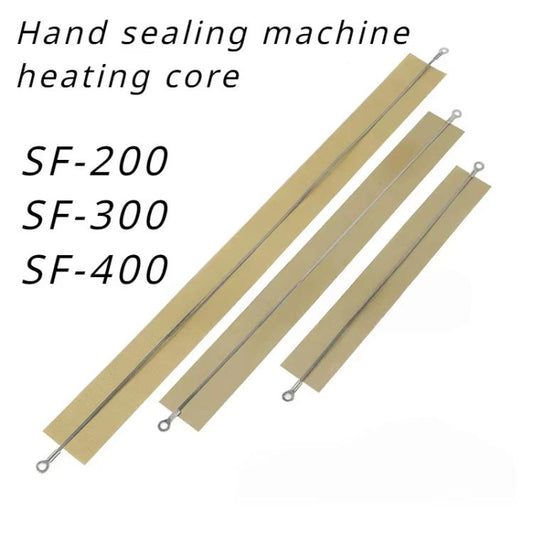 5pcs /Pack Impulse Sealer Spare Repair Parts Heat Seal Strips Replacement, 200mm, 300mm, 400mm