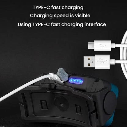 E-SMARTER W6100A LED Mini Wave Sensor Headlamp COB Outdoor Adventure Fishing Bright Headlamp