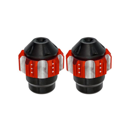 1pair QCB-011 Universal Aluminum Alloy Anti-Fall Front Fork Cup Motorcycle Wheel Protection Ball
