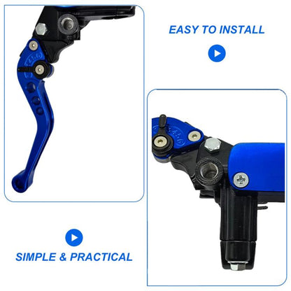 1pair Universal Aluminum Alloy Left and Right Hydraulic Clutch Motorcycle Brake Pump