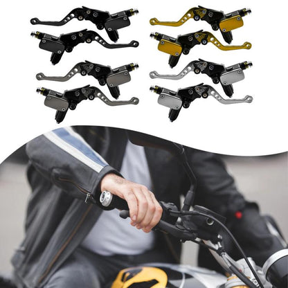 1pair Universal Aluminum Alloy Left and Right Hydraulic Clutch Motorcycle Brake Pump