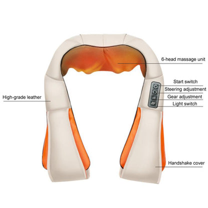 Car Household Massage Shawl Heated Shoulder And Cervical Massager, US Plug, EU Plug, UK Plug