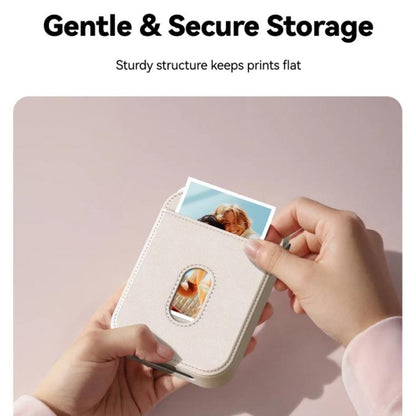 TELESIN Portable Instant Photo Printer With Magnetic Bag & Self-Adhesive Photo Paper For Travel & Memories