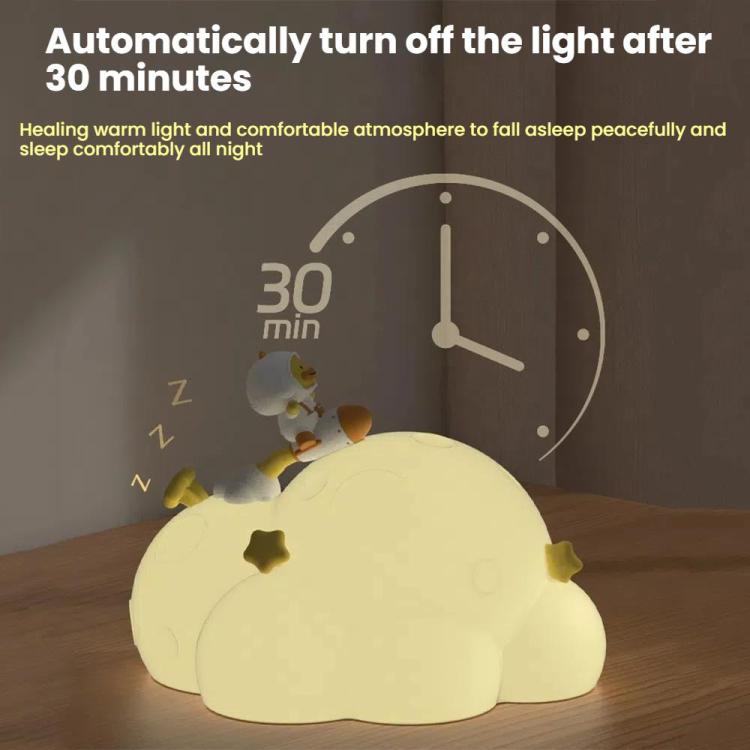 ICARER FAMILY IF-YD04 Cartoon Silicone Night Light Ornaments Astronaut Moon Lamp