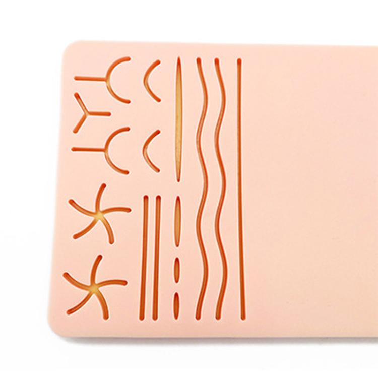Surgical Skin Suture Practice Model Silicone Suture Pad Wound Suture Training Pad For Medical Students, FH2311004