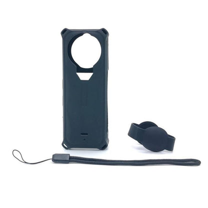 جراب سيليكون لكاميرا Insta360 X5 مع غطاء عدسة واقٍ مقاوم للصدمات
