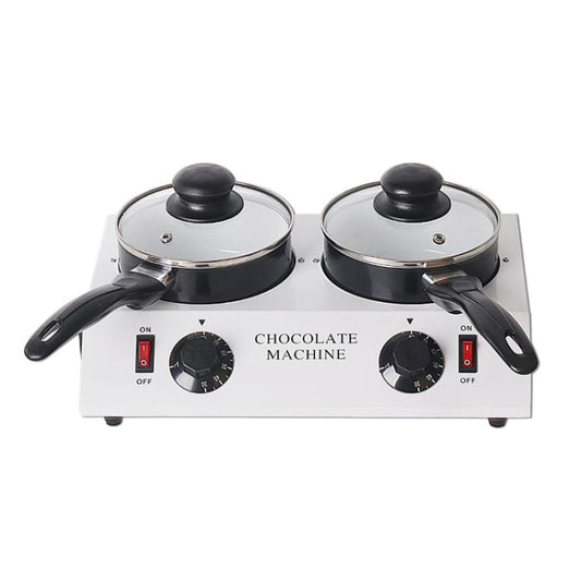 Dessert Making Double Cylinder Chocolate Hot Melt Machine, US Plug, UK Plug, EU Plug