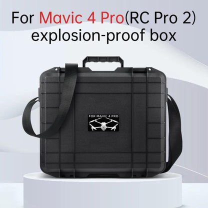 حقيبة تخزين مقاومة للانفجار مع حزام كتف لطائرة DJI Mavic 4 Pro Creator Combo RC Pro 2