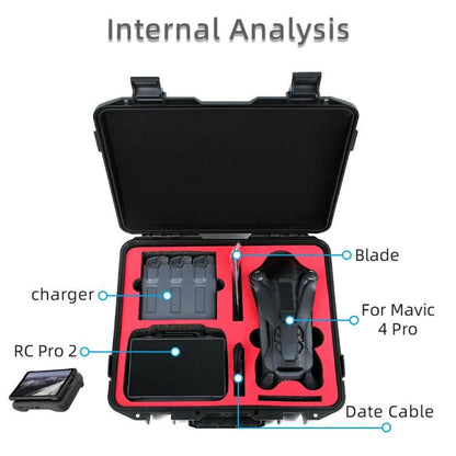 حقيبة تخزين مقاومة للانفجار مع حزام كتف لطائرة DJI Mavic 4 Pro Creator Combo RC Pro 2