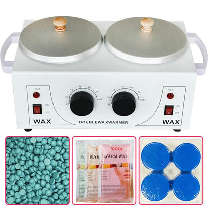 Chocolate Melt Machine Temperature Control Hand Wax Machine Hand Heat Stirring Tool, Single Pot, Double Pots