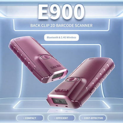Cell Phone Back Clip Portable 1/2 Code Wireless Bluetooth Scanner